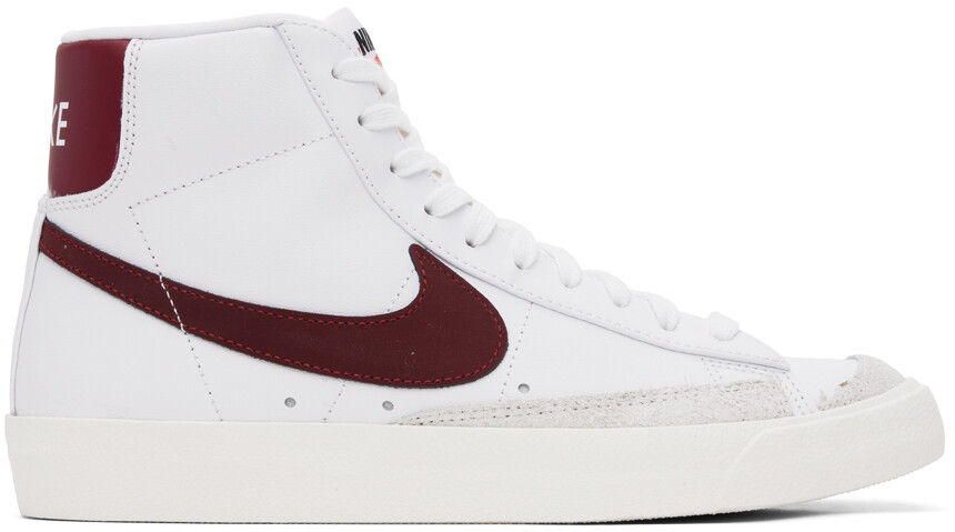 

Винтажные кроссовки Nike White & Red Blazer Mid 77