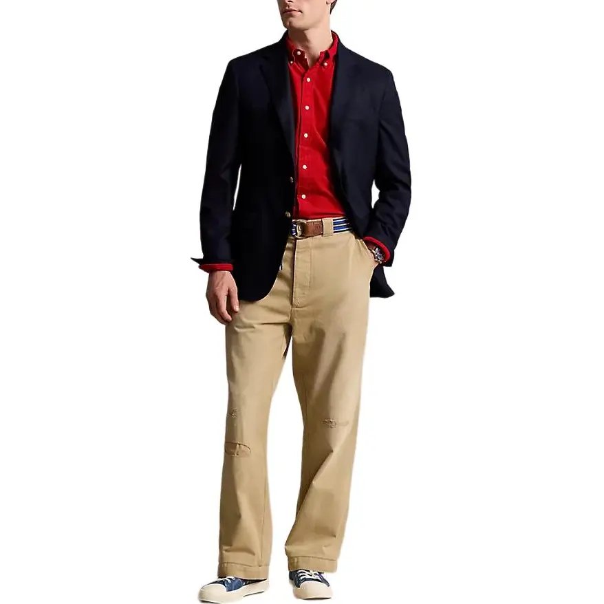 Polo Ralph Lauren Рубашка SS22 мужская красная — фото 4