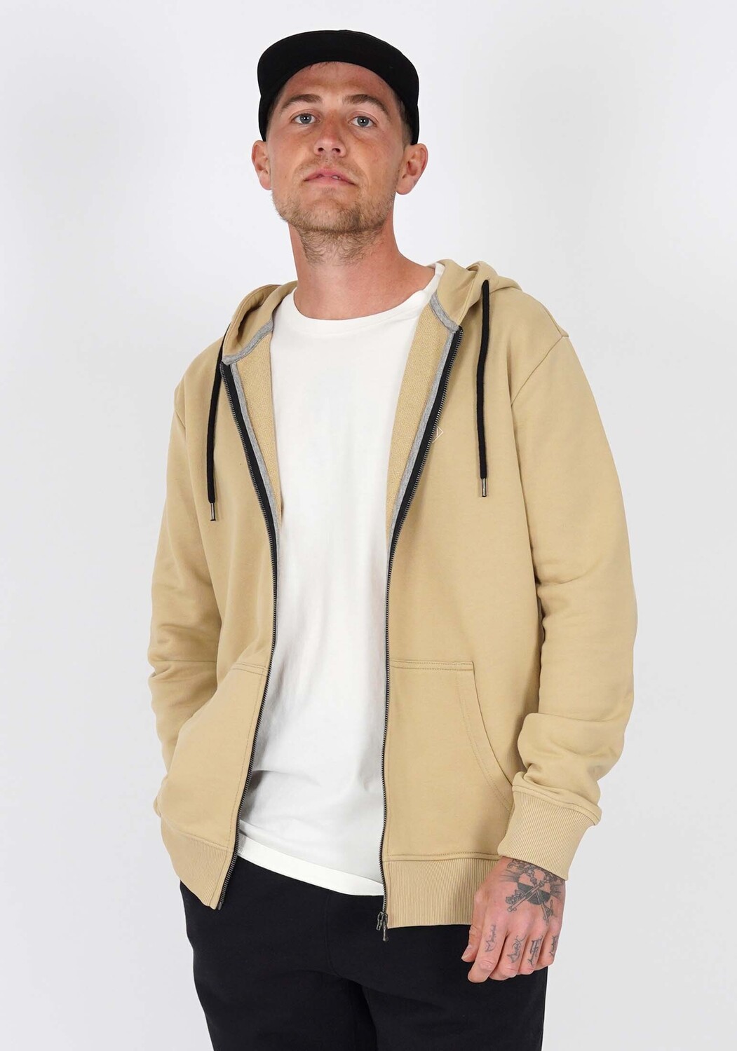 

Толстовка HONESTY RULES Zip Hooded Sweat Superior, бежевый