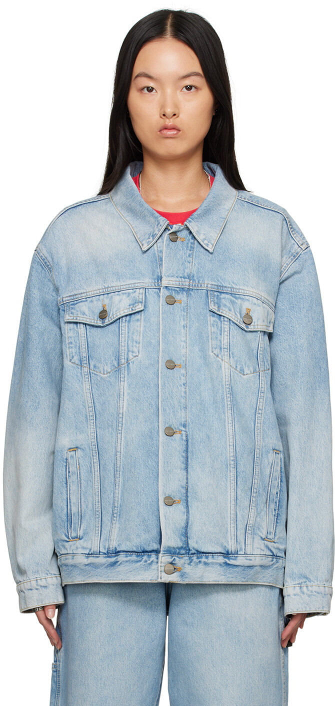 

Синий - Джинсовая куртка The Denim Trucker Джинсовая куртка Marc Jacobs