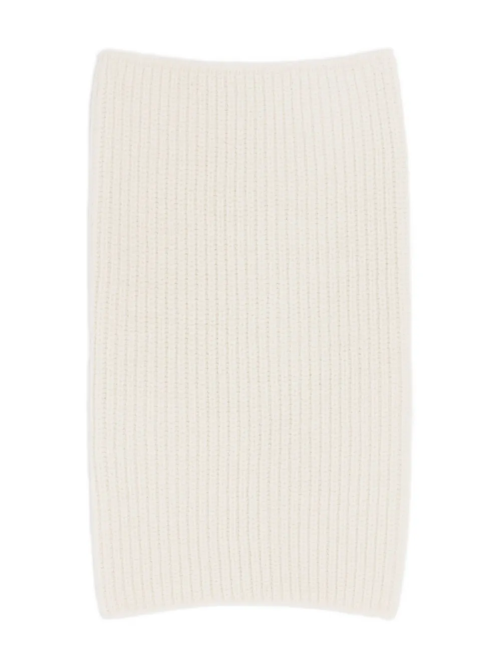 

Снуд в рубчик с высоким воротником LEMAIRE, белый