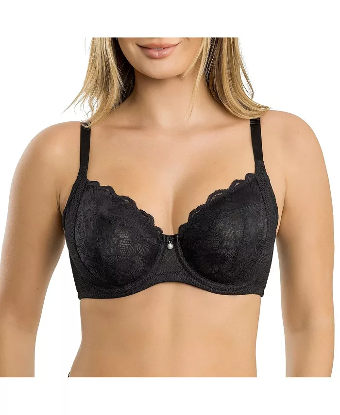

Женский бюстгальтер Luxlacy без подкладки, на косточках, черный, 40H PARFAIT