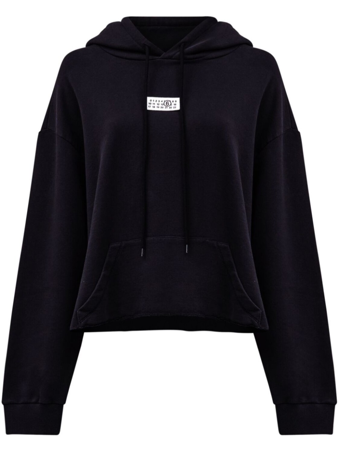 

Худи с принтом MM6 Maison Margiela, черный