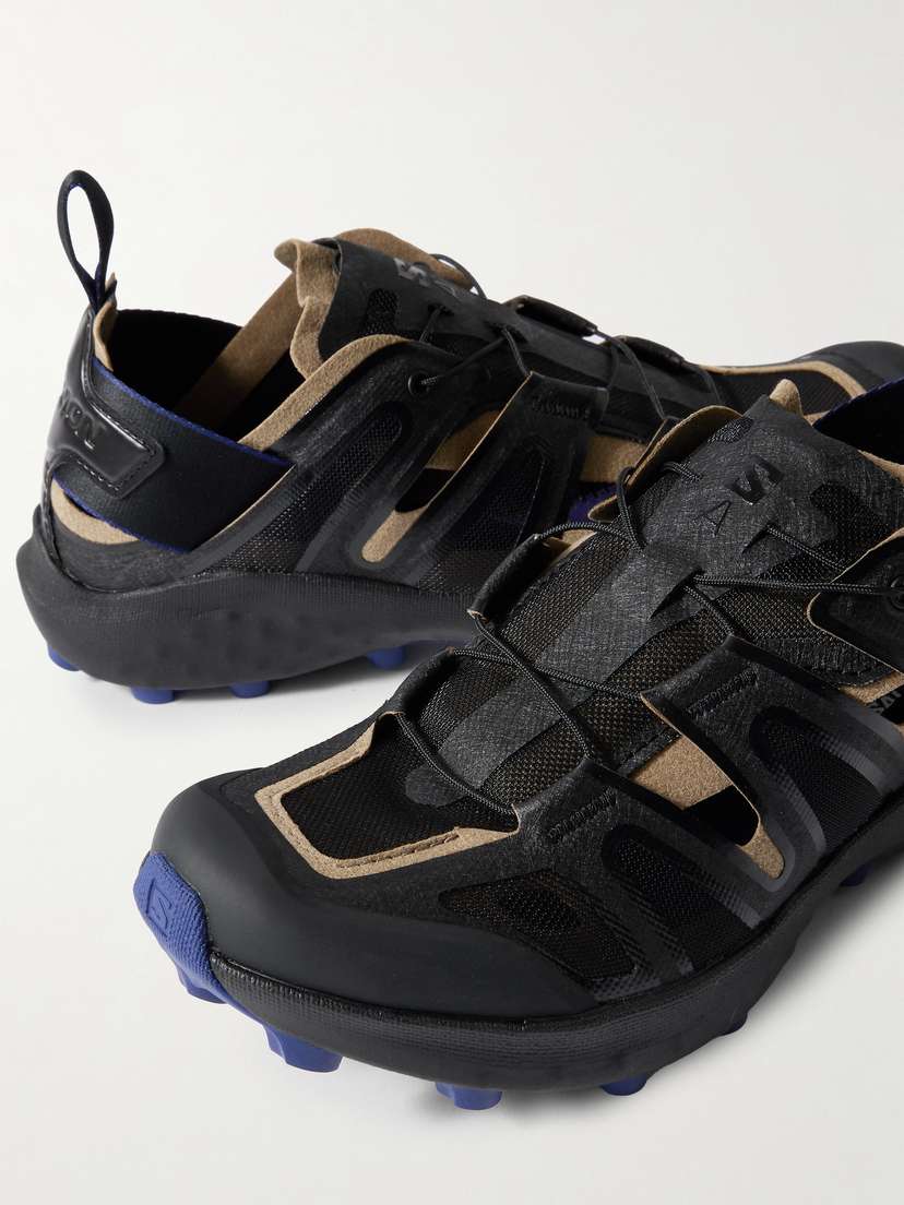 Кроссовки Udara Advanced с вырезами из резины и сетки Salomon, черный — фото 4