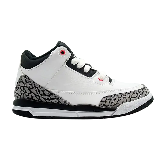 

Кроссовки Air Jordan Jordan 3 Retro BP 'Infrared 23', белый