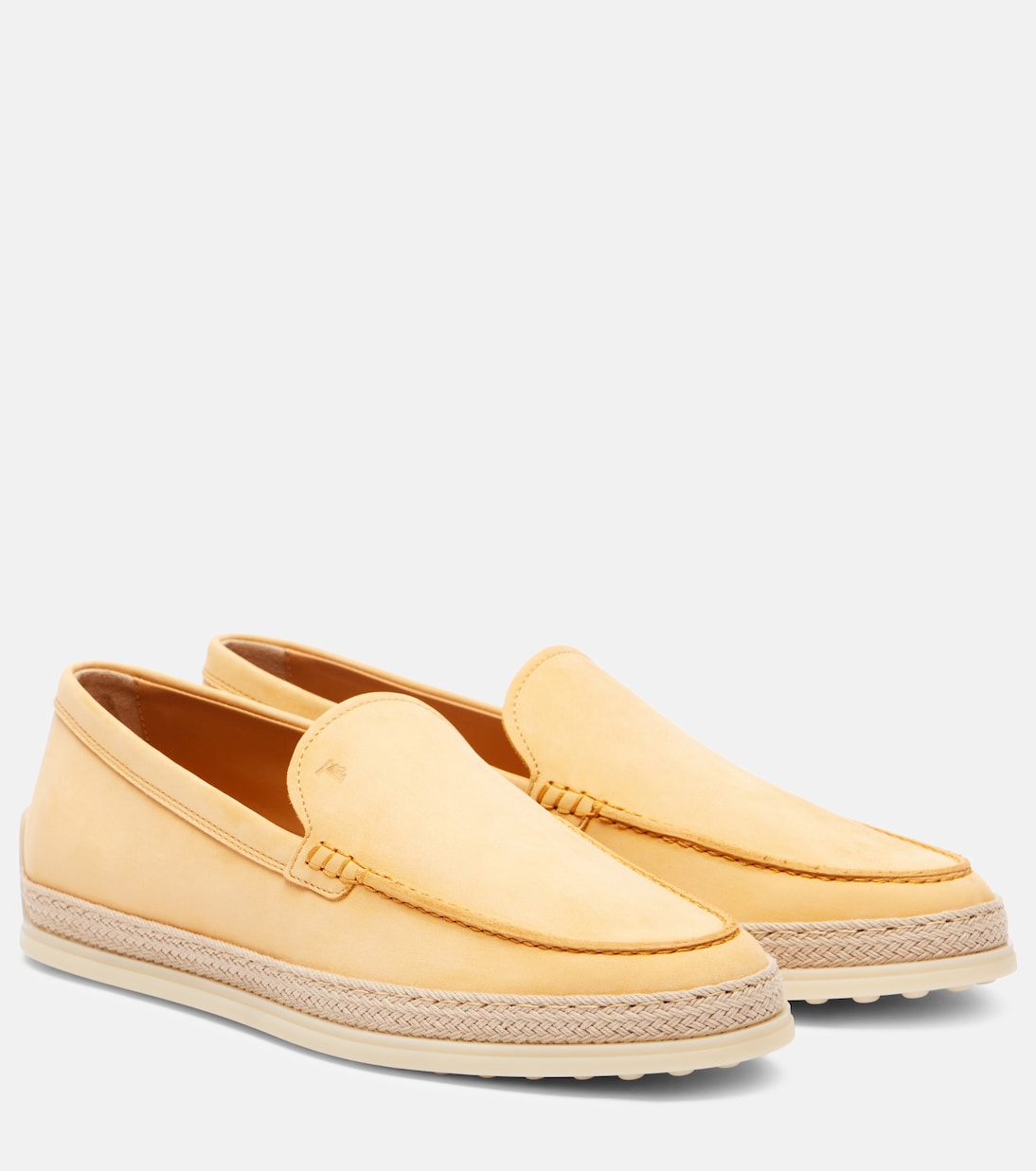 Замшевые лоферы Tod's, Oak Buff