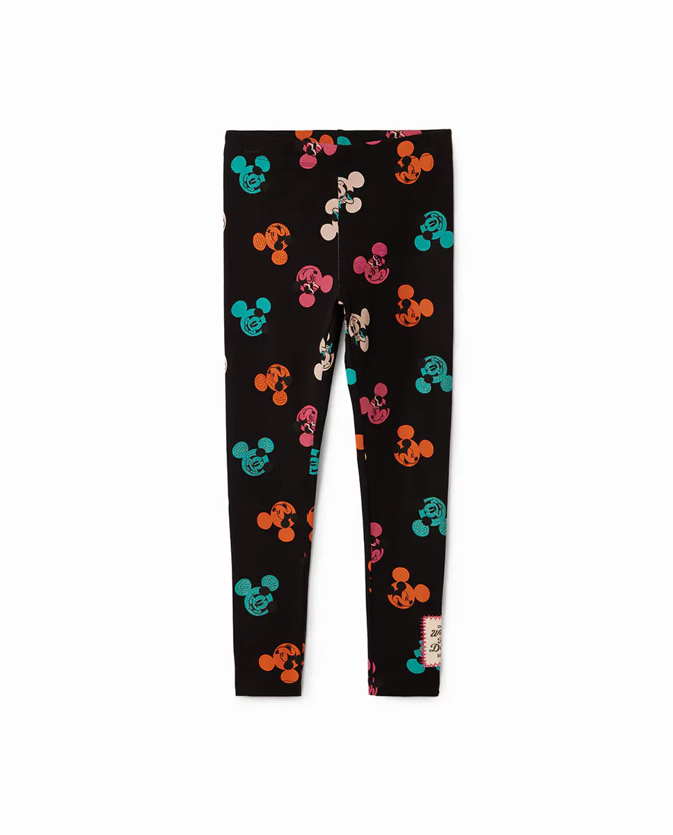 

Длинные леггинсы для девочки с Микки Маусом Desigual, черный
