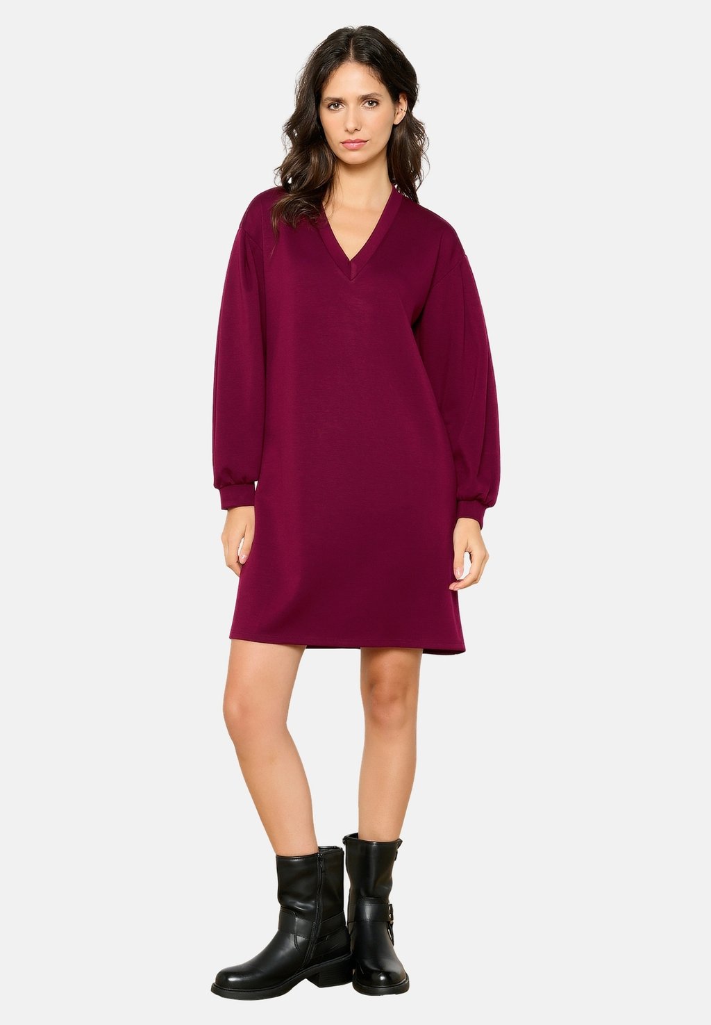 

Повседневное платье V-NECK LolaLiza, бордовый