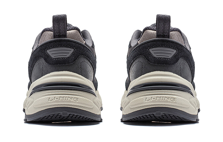 Li Ning LINING Beichen Lifestyle Shoes Men, Фантомный черный/Дымчатый серый — фото 4