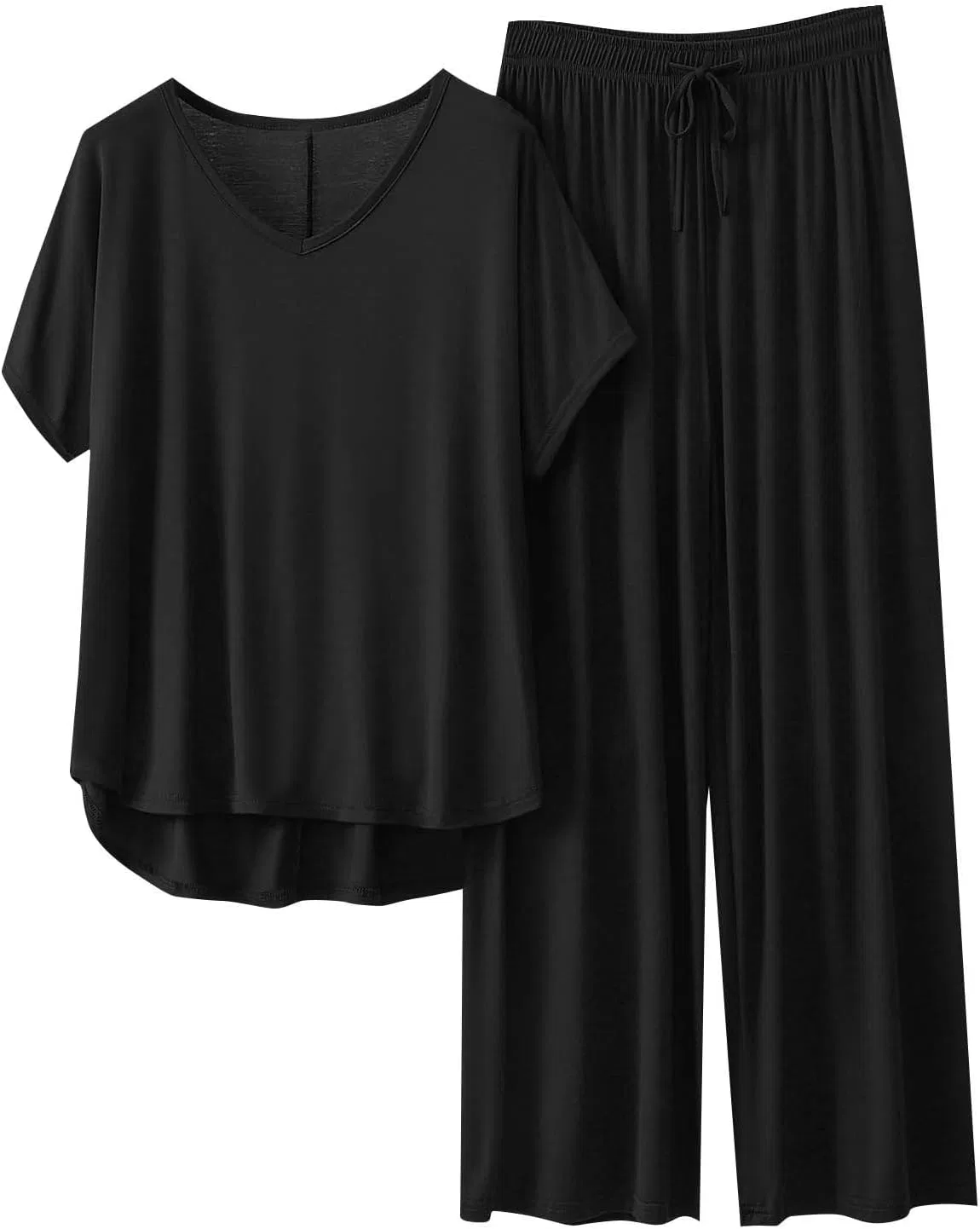 Пижама, короткий рукав, E-black