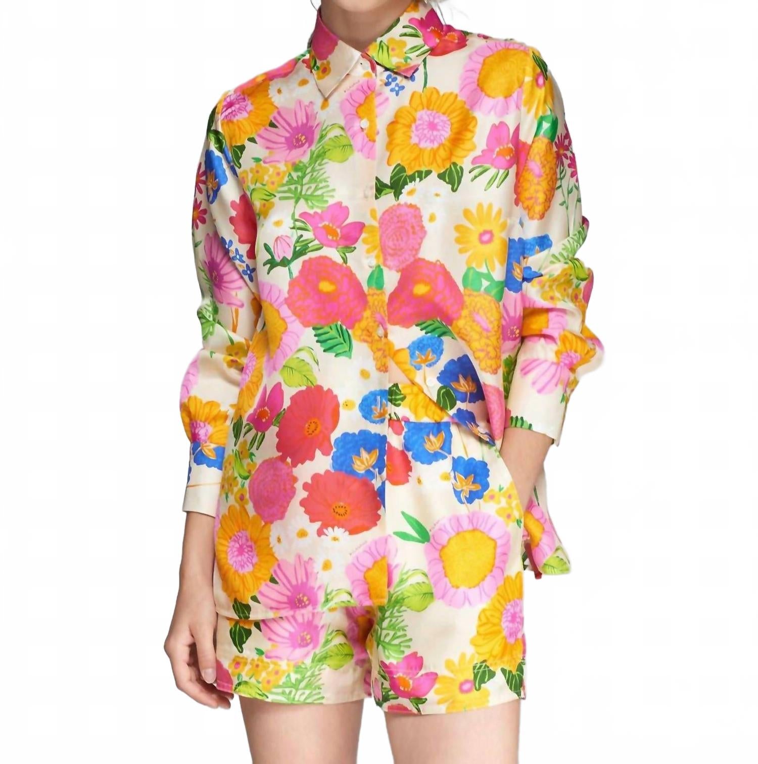 

Рубашка Mariela с цветочным принтом, цвет многоцветный Vilagallo, Multi