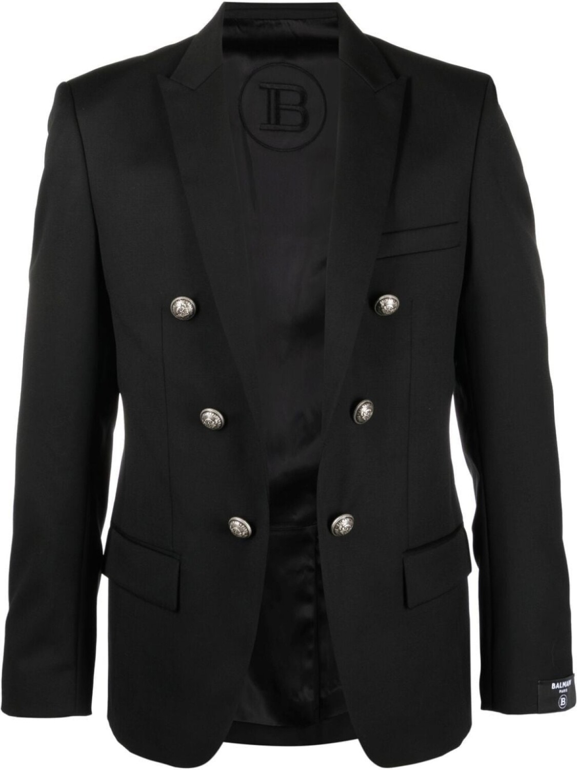 

Balmain пиджак узкого кроя, синий