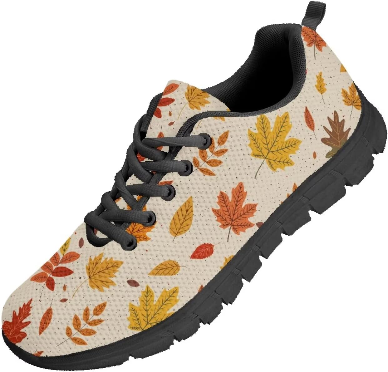 

Мужские кроссовки Funnydude Funny Print для бега, повседневные спортивные кроссовки с низким каблуком для спортзала, Maple Leaf