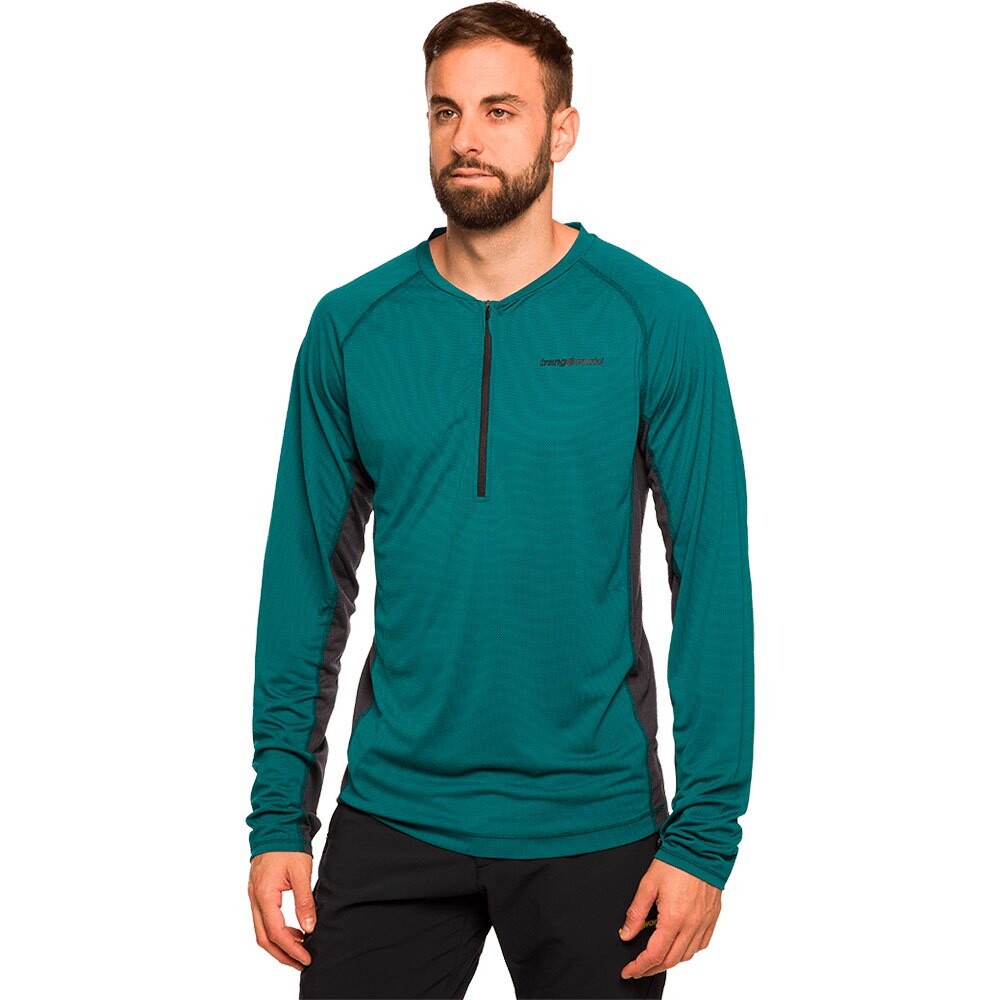 

Лонгслив Trangoworld Robiel Half Zip, зеленый