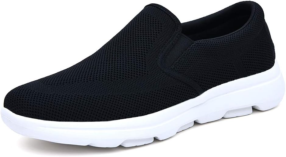 

Мужские сетчатые слипоны для ходьбы TIOSEBON- лоферы, и теннисные туфли, черный