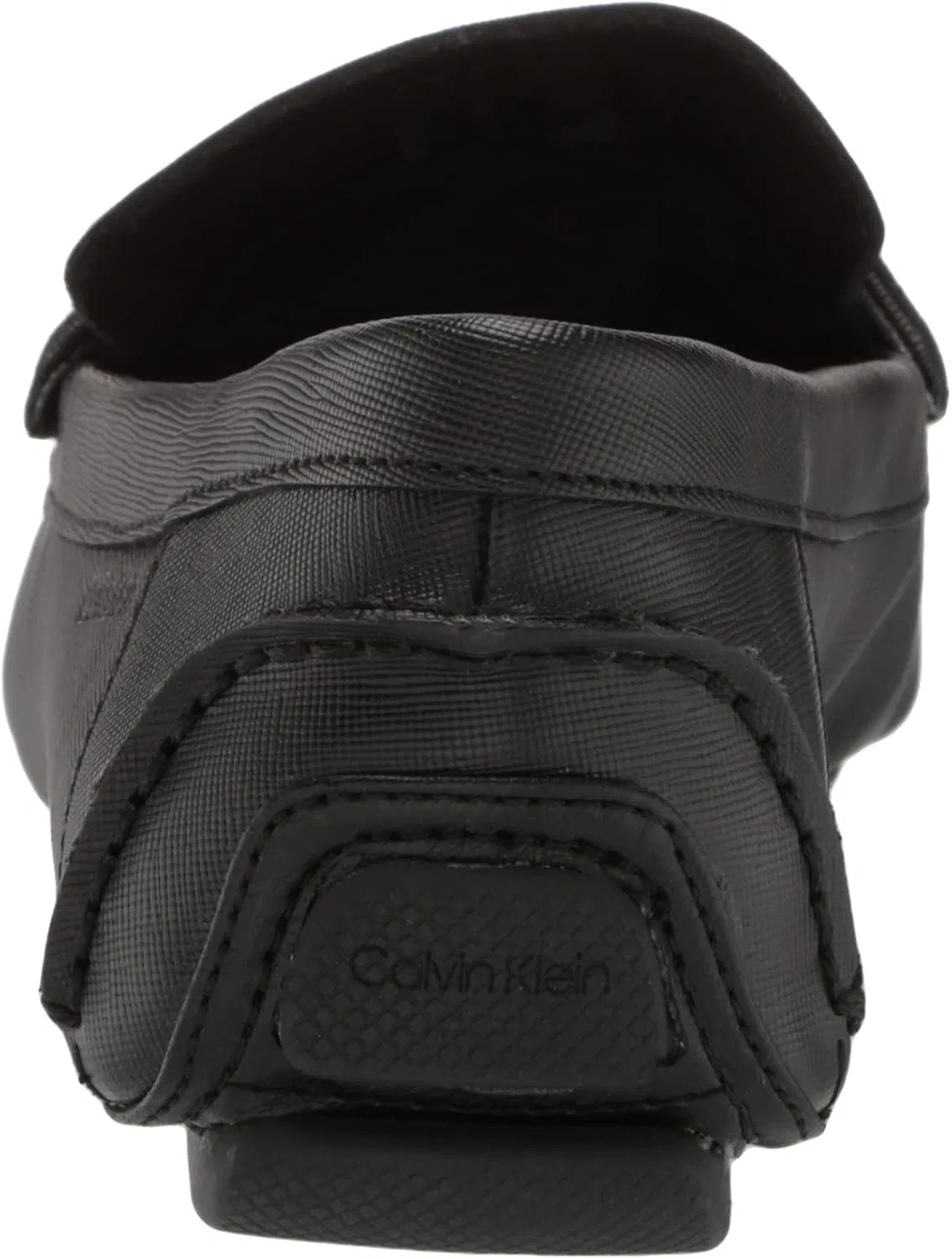 Мужские лоферы Calvin Klein Magnus, Black Weave Emboss 001 — фото 3