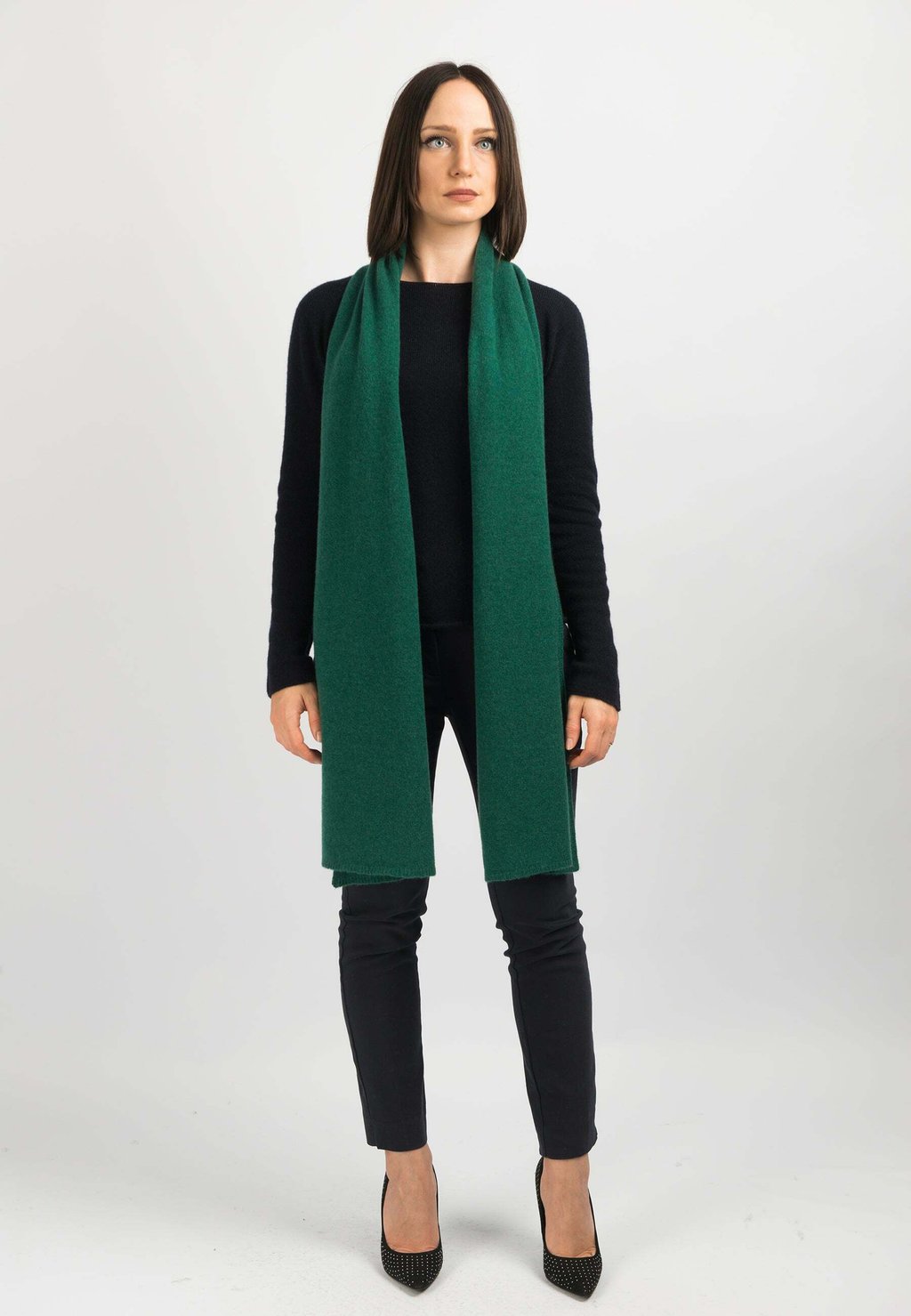 

Шарф Dalle Piane Cashmere, зеленый