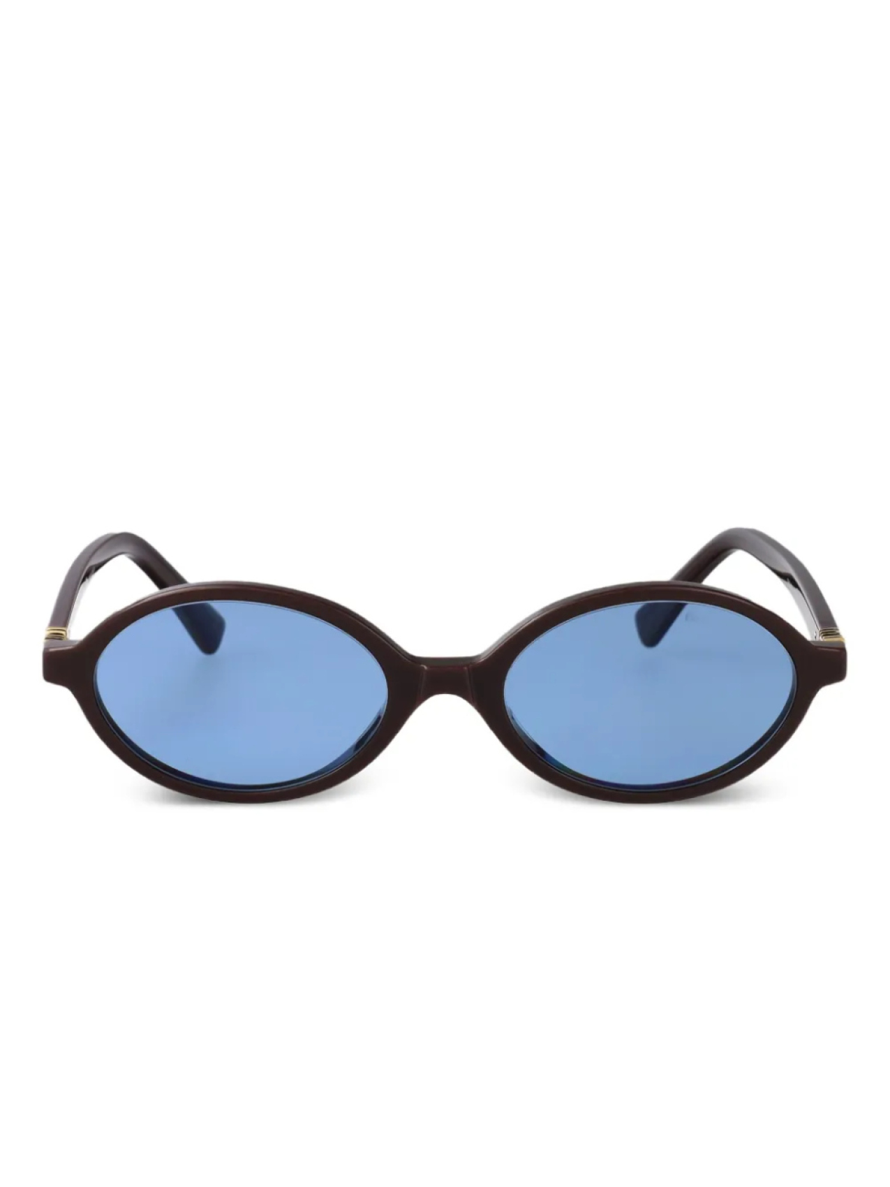 

Miu Miu Eyewear oval-frame солнцезащитные очки, черный