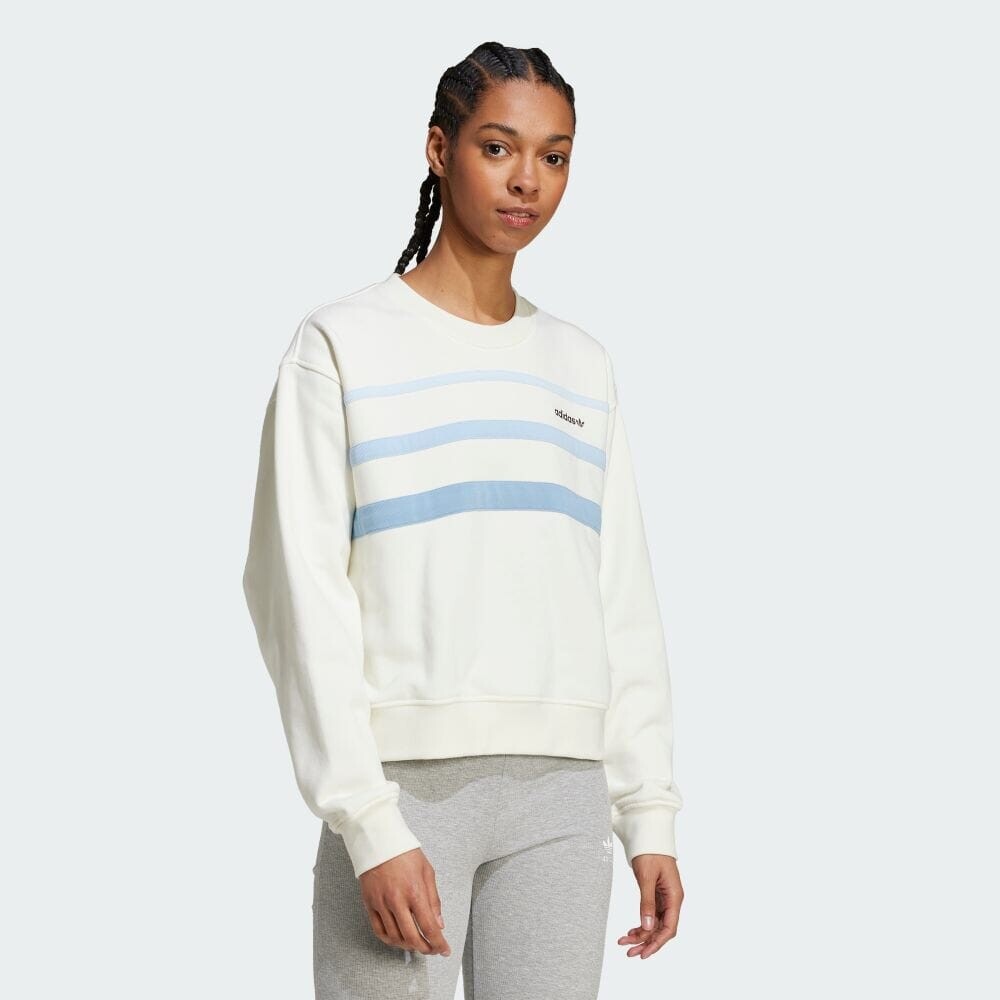 

Толстовка Adidas '80S sweatshirt, цвет Off White/Clear Sky