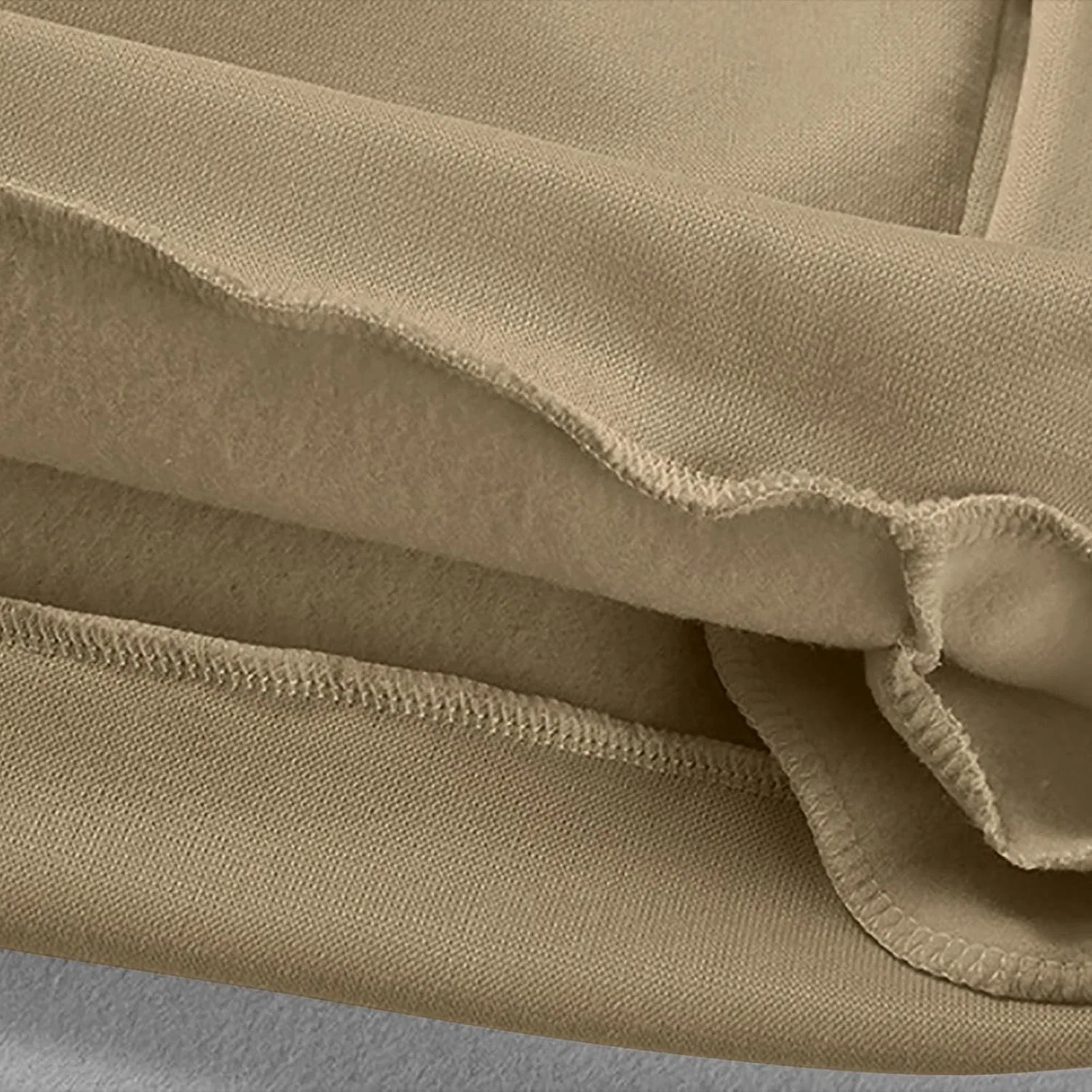 Спортивный костюм из флиса, худи и штаны, Beige — фото 4
