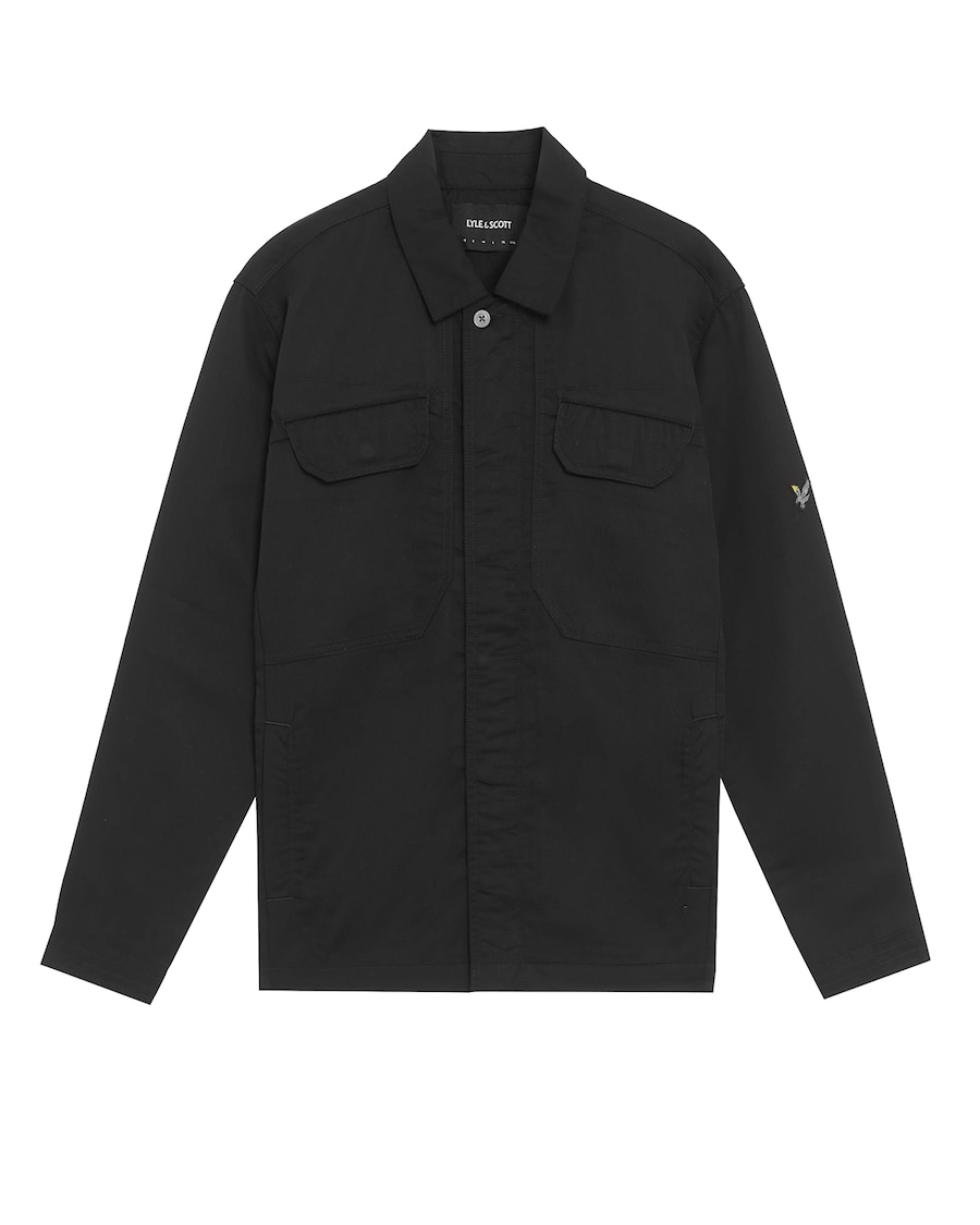 

Рубашка на пуговицах классического кроя Lyle & Scott, черный