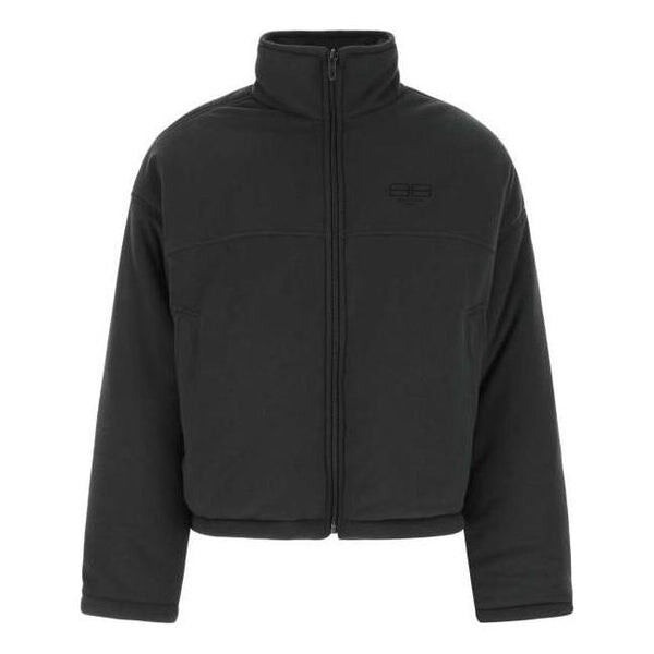 

Куртка bb paris icon reversible puffer jacket 'washed black' Balenciaga, черный