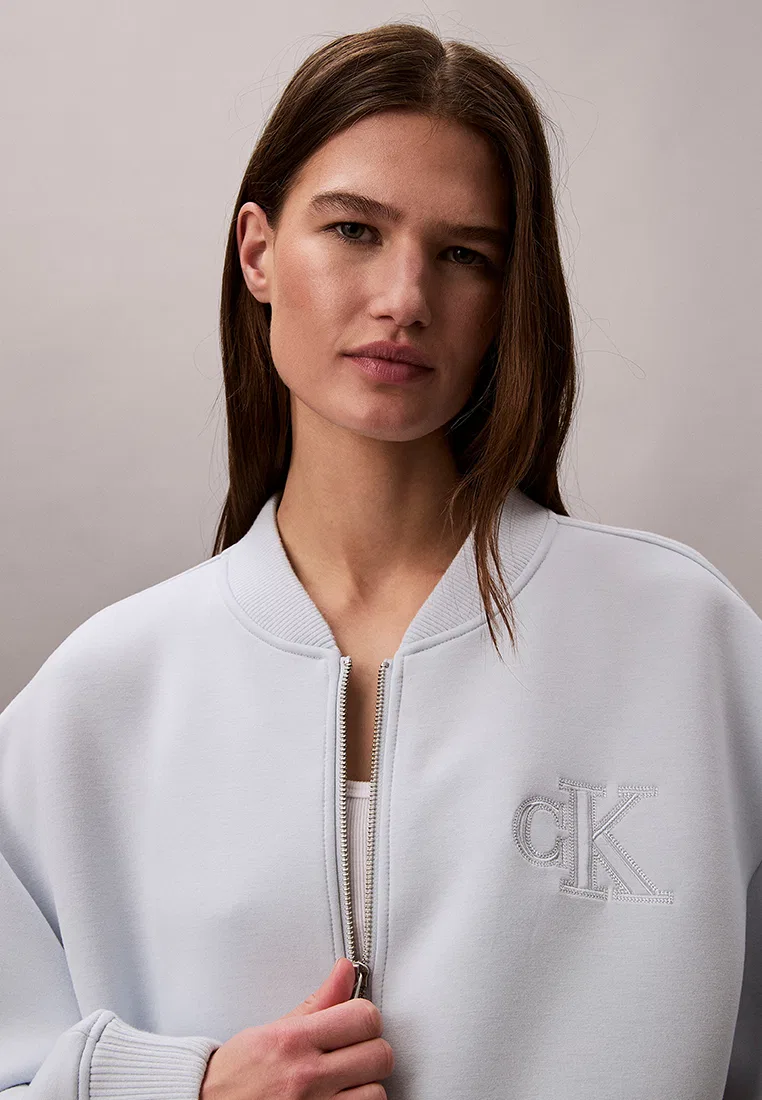 Бомбер, оверсайз, на молнии, Calvin Klein Jeans — фото 3