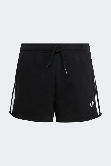 Шорты детские с бавовной Adidas Originals, черный — фото 2
