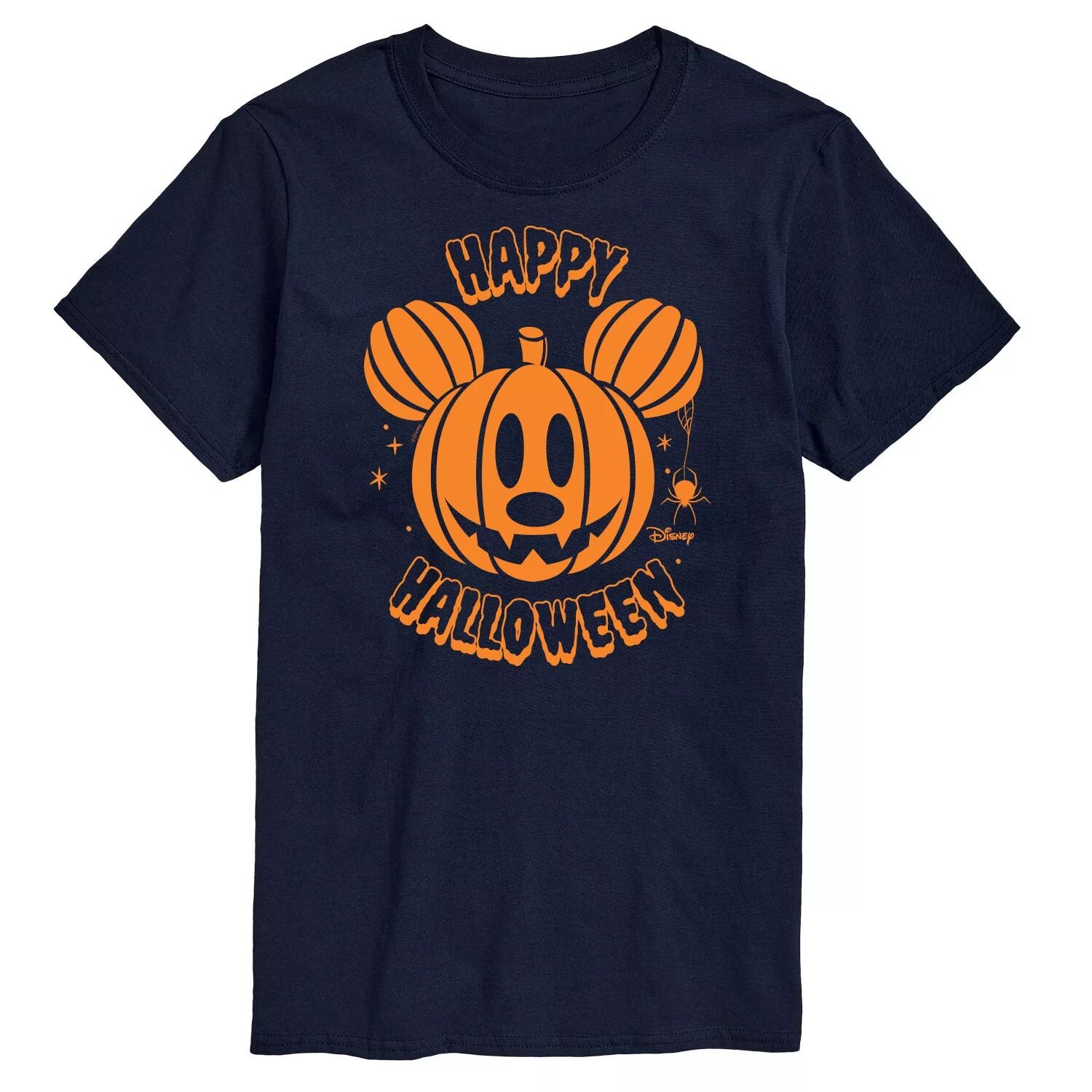 

Футболка Disney's Mickey Mouse & Friends Big & Tall с изображением тыквы и Микки Licensed Character, синий