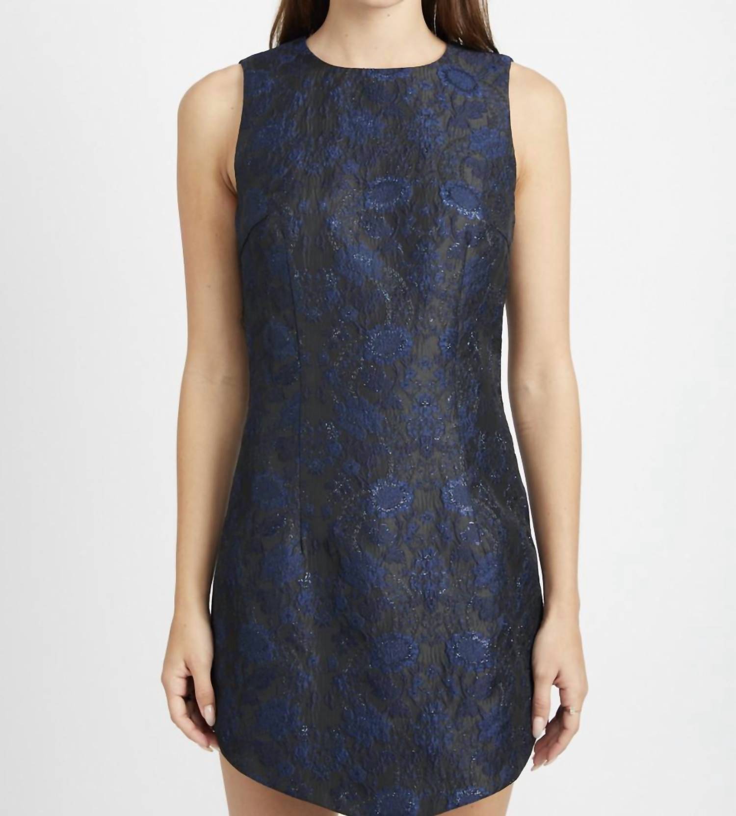 

Виктория мини-платье в черно-синем цвете En Saison