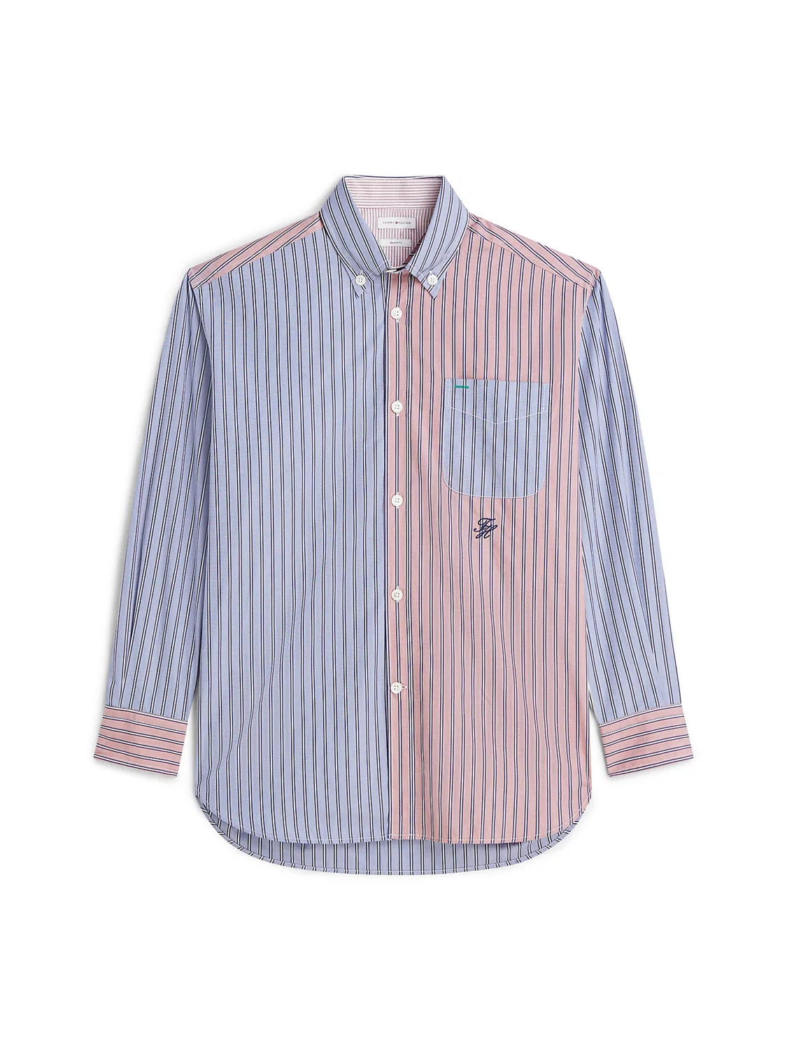 Удобная рубашка на пуговицах Tommy Hilfiger, Night Blue/Light Blue
