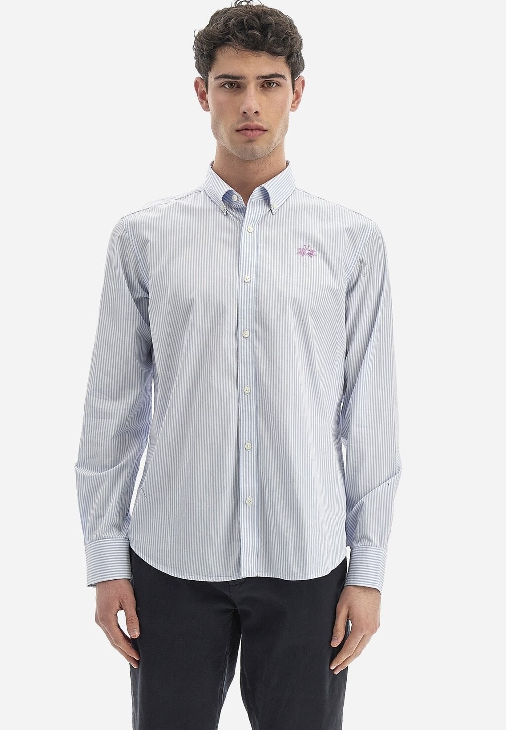 

Рубашка LONG-SLEEVED SHIRT La Martina, синий