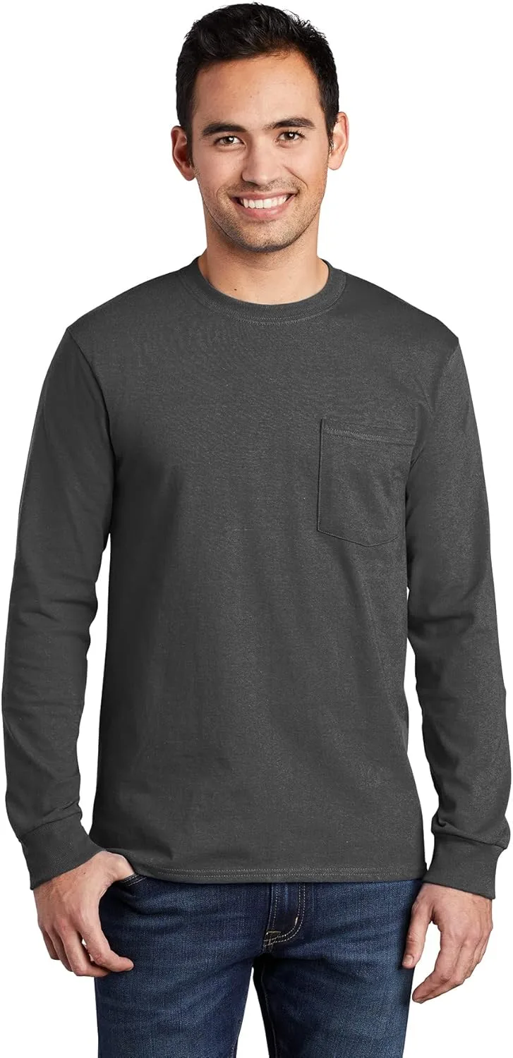 

Мужская футболка с длинным рукавом и карманом Apparel Globe