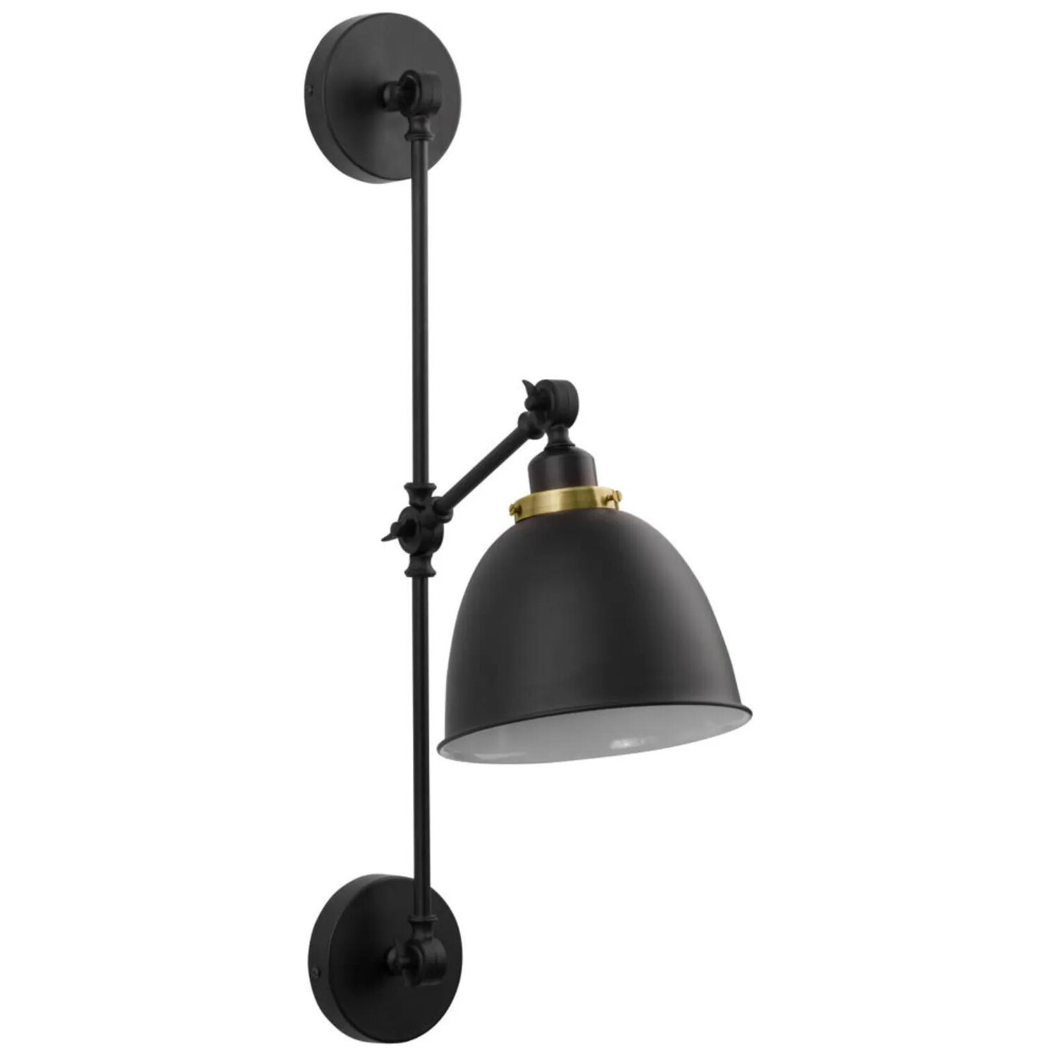 

Настенная лампа click-licht, 8x8x44 см, черно-белый