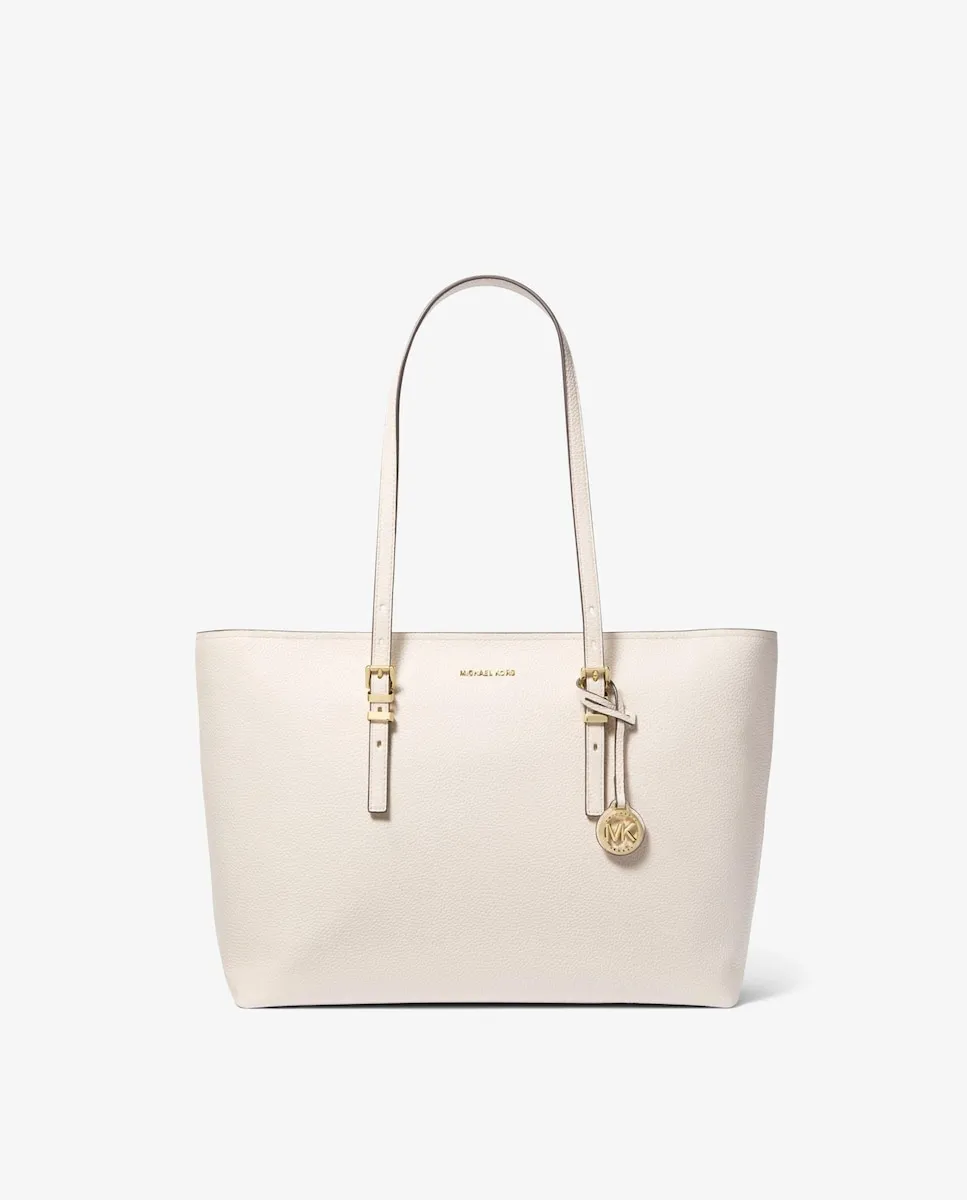 

Сумка-тоут Quinn из зернистой кожи Michael Michael Kors, кремовый