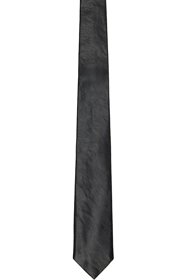 

Кожаный галстук Our Legacy, Black Real Fake