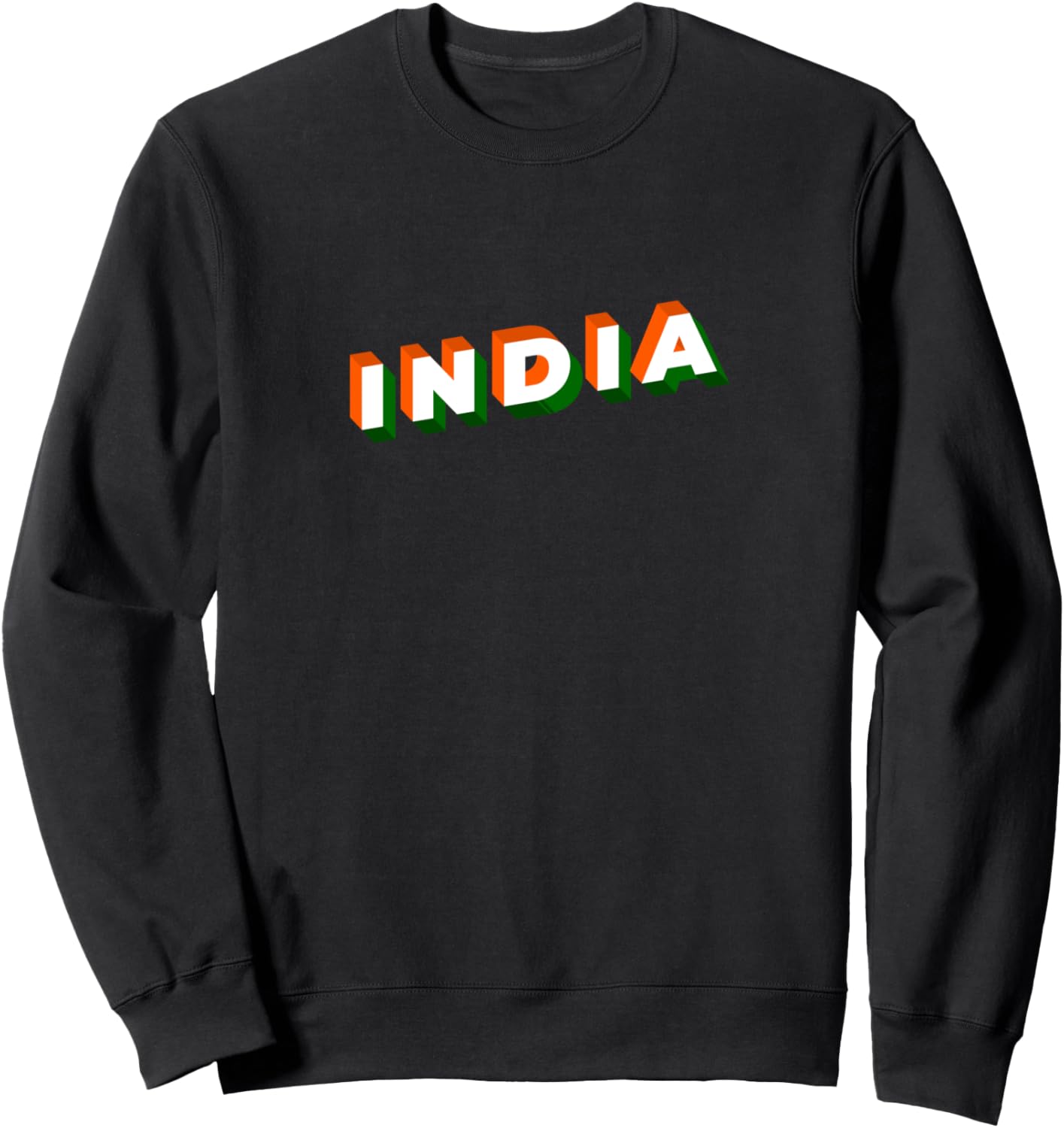 

Толстовка с флагом Индии India, черный