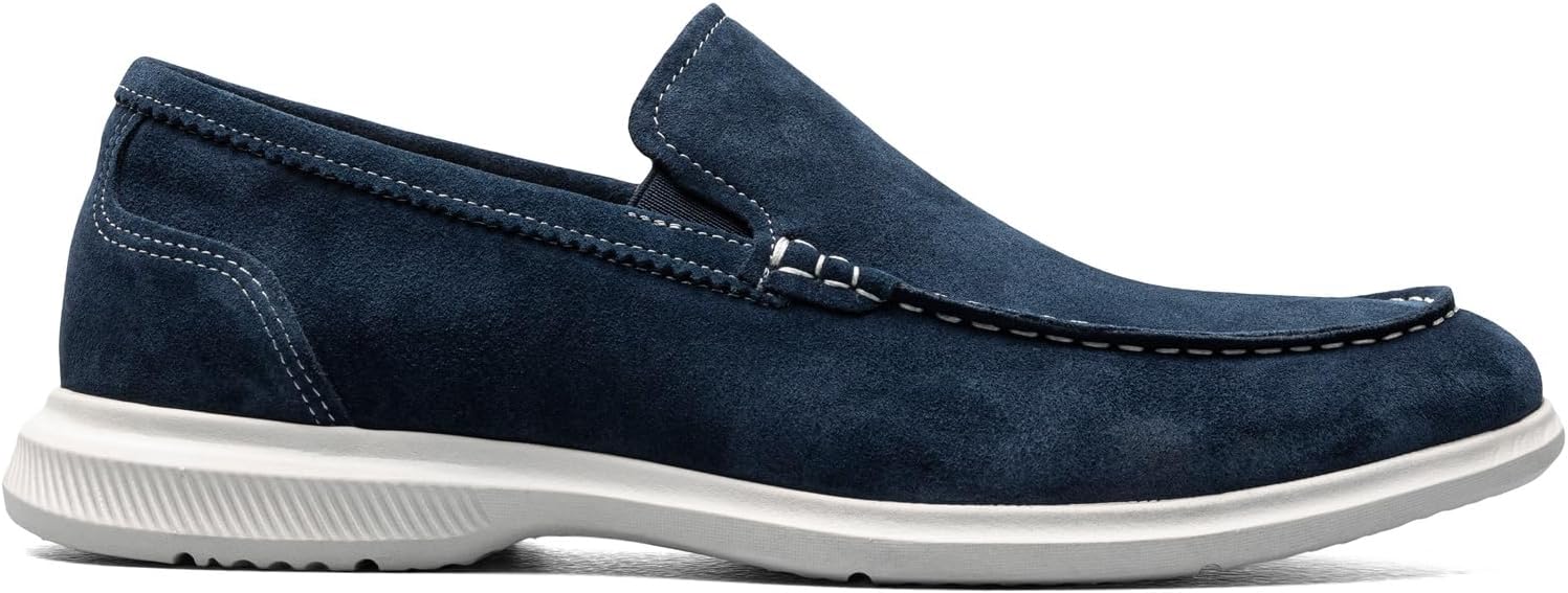Мужские лоферы Florsheim Hamptons с мысом-мокасином, темно-синий — фото 2
