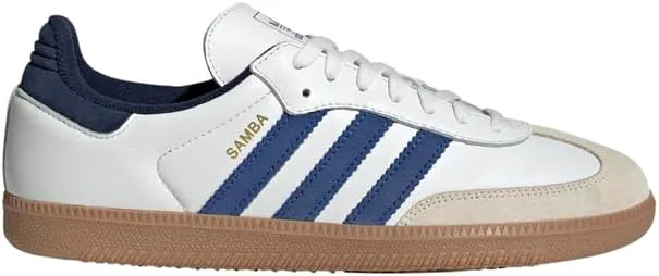 Мужские кроссовки Adidas Originals Samba OG, белый/синий/индиго — фото 2