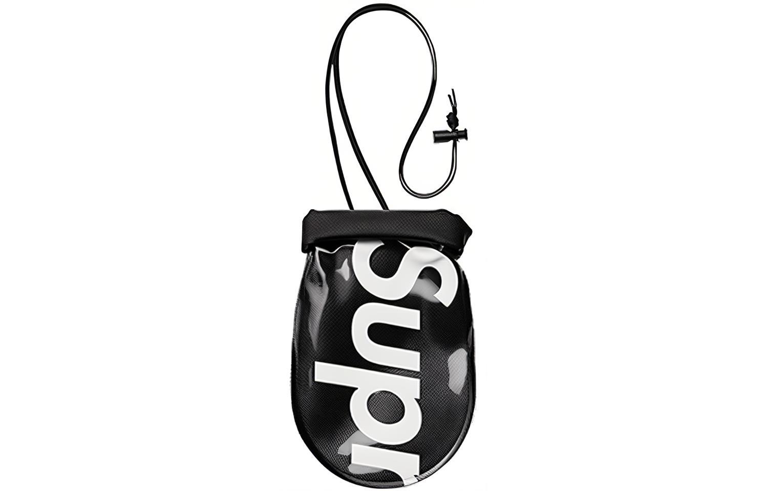 

Supreme Водонепроницаемая сумка-мессенджер из ПВХ SS18 с карманом для мобильного телефона и кошельком для монет, стандартная, унисекс, черная