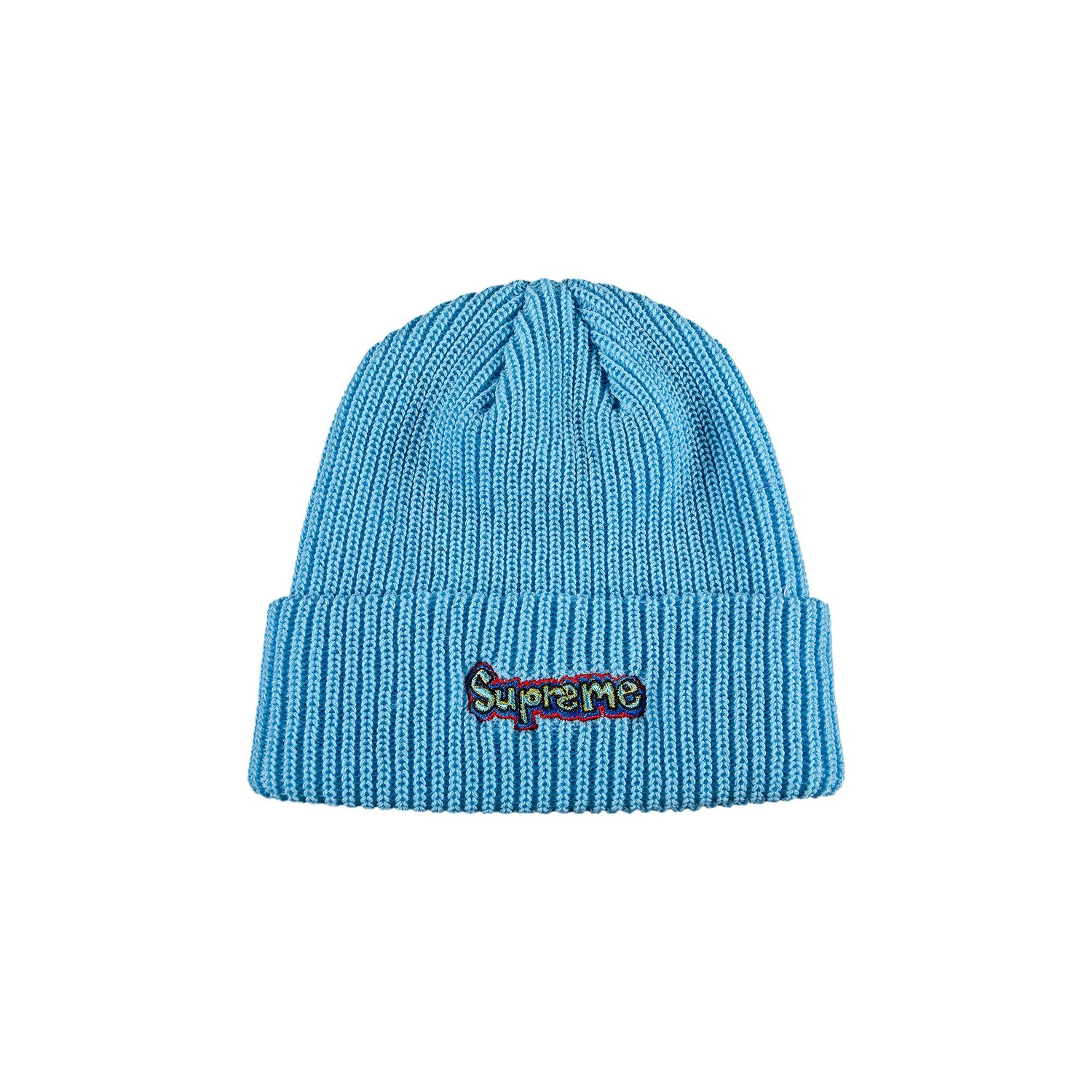

Шапка-бини Supreme Gonz с логотипом, светло-голубая