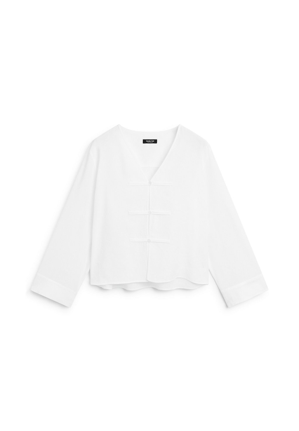 

Блуза FLOWING-STYLE Massimo Dutti, белый