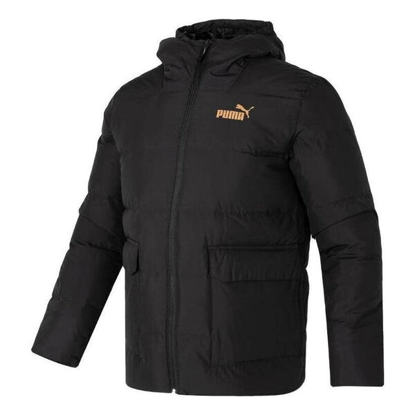 

Куртка street style hoodie down jacket 'black' Puma, черный