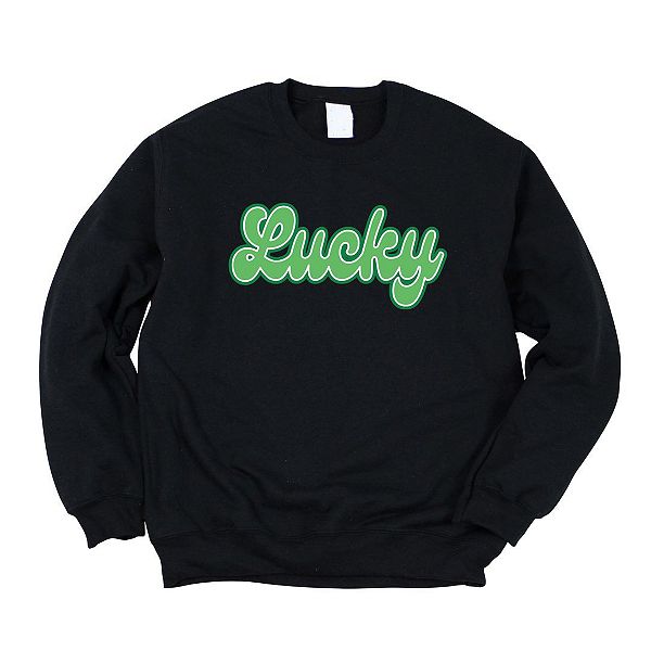 

Зеленый свитшот Lucky Cursive Simply Sage Market, Midnight
