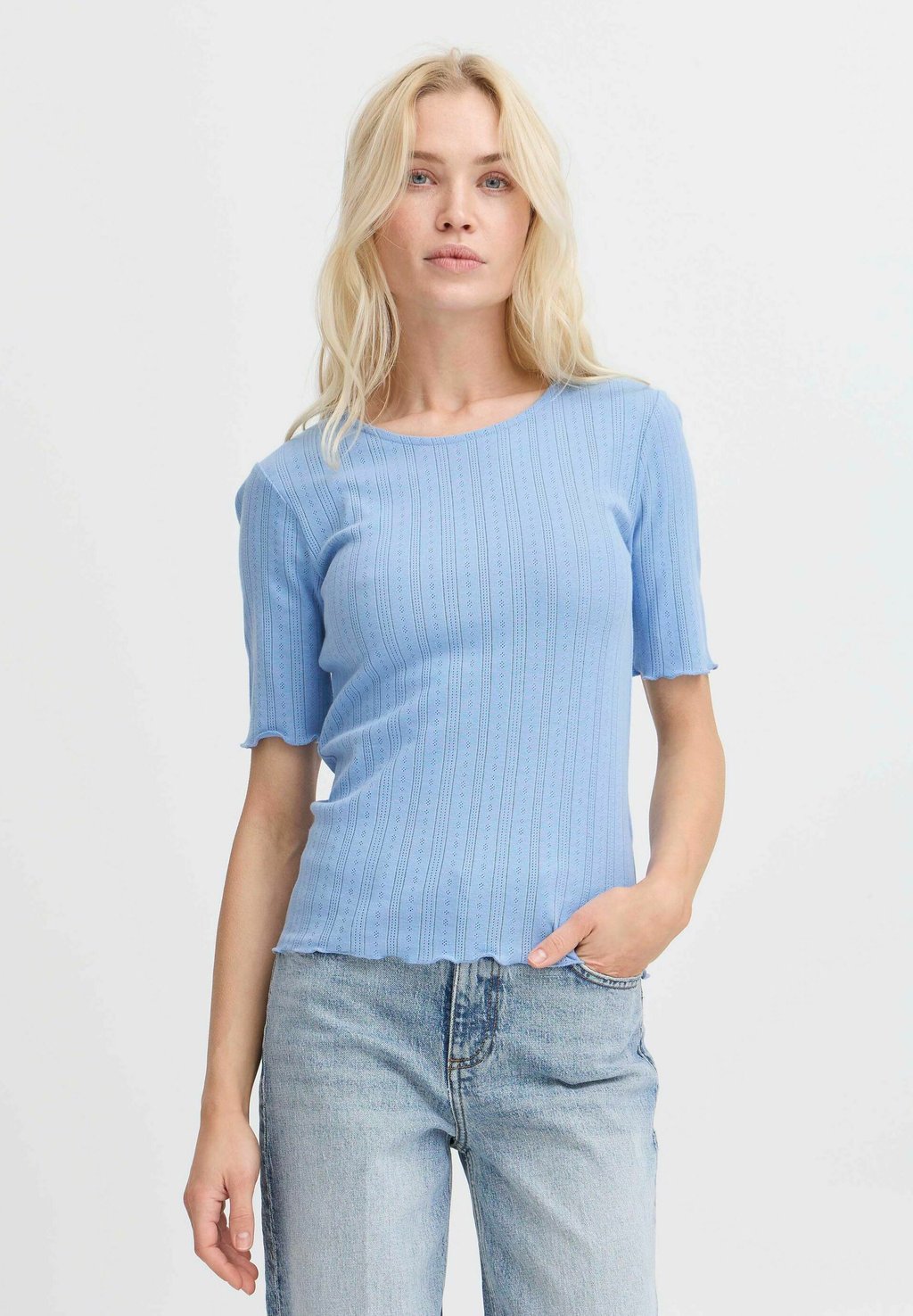 

Футболка с принтом BYUNICA b.young by Zalando, синий