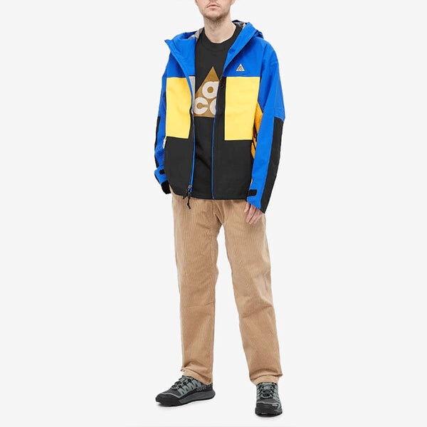 Куртка acg gore-tex windproof casual sports hooded jacket blue Nike, синий — фото 2