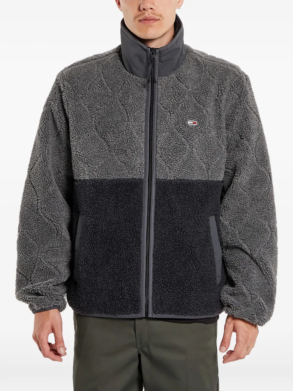 

Бомбер Teddy Essential Tommy Jeans, серый