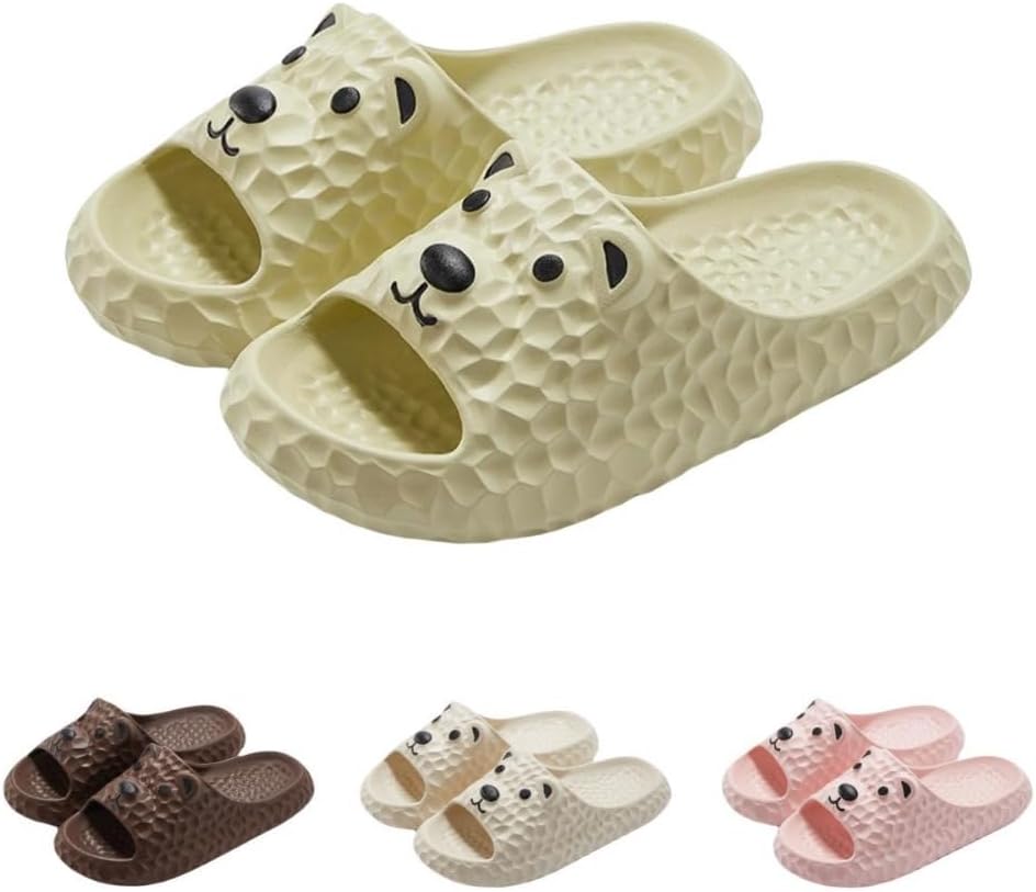 

Милые шлепанцы с медвежонком для женщин Albiva, зеленый