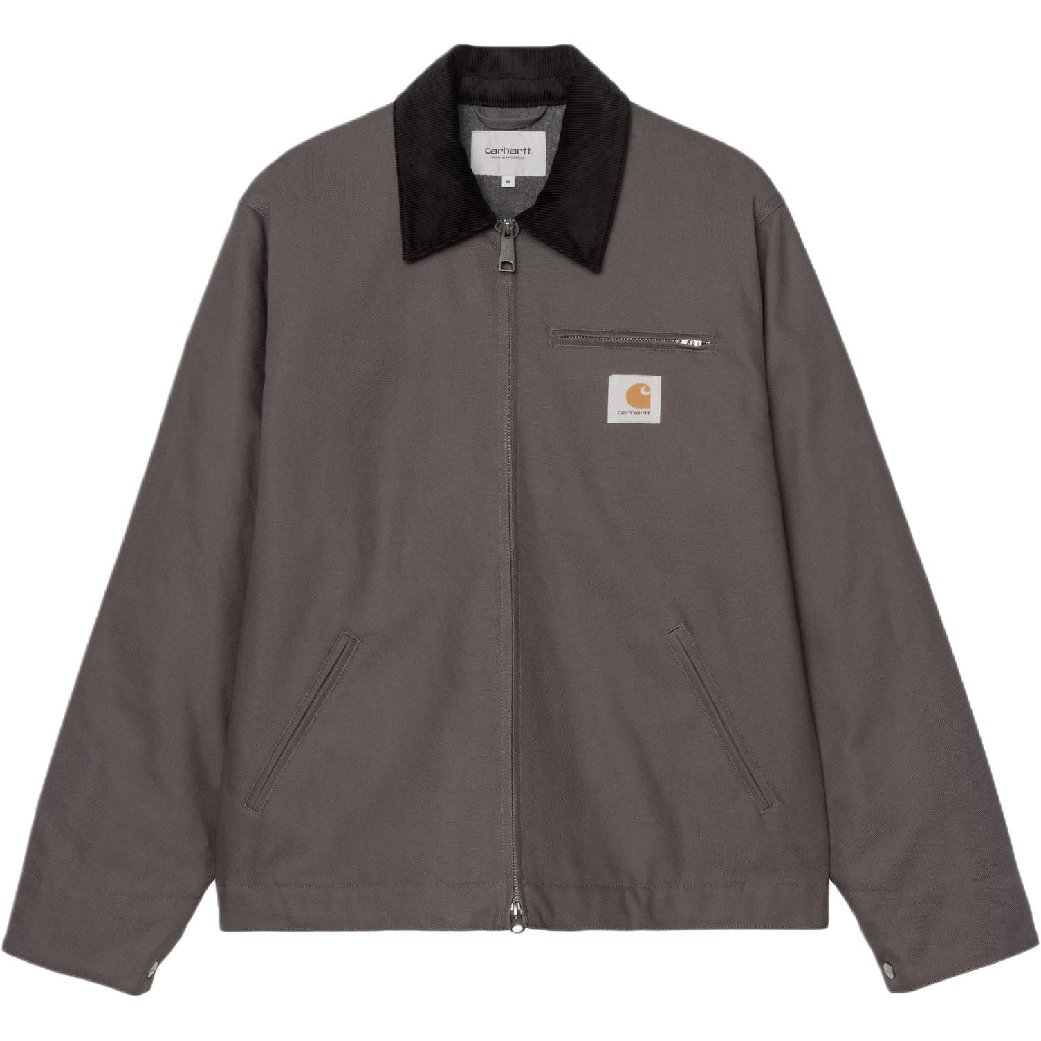 

Carhartt WIP Хлопковая куртка с воротником из вельвета, Graphite/Black