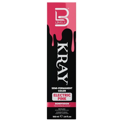 

Уровень 3 Kray Electric Semi-Permanent Hair Color - Яркий стойкий блеск L3